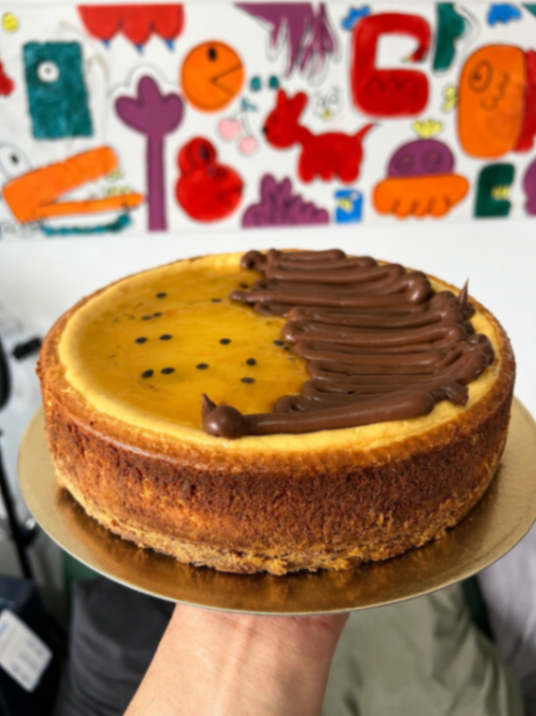 Cheesecake De Nutella y Maracuya